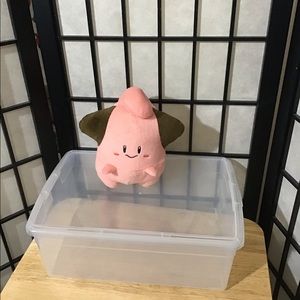 Tomy official Pokemon Cleffa 8" stuffed plush figure.